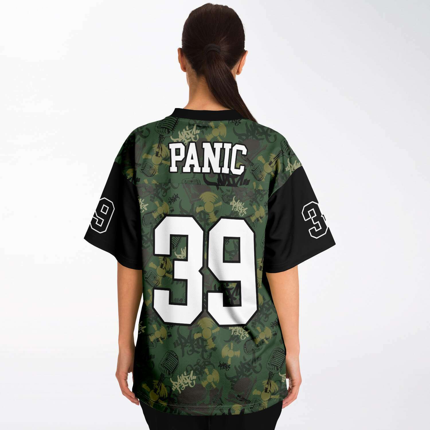 THE ELEMENT GREEN CAMO FOOTBALL JERSEY - Panic 39