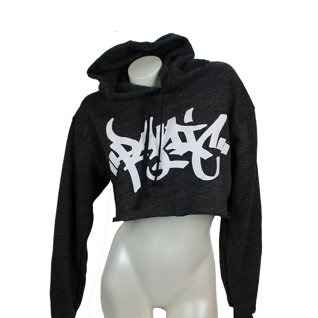 Womens Cropped Fleece Hoodie - concreteaddicts