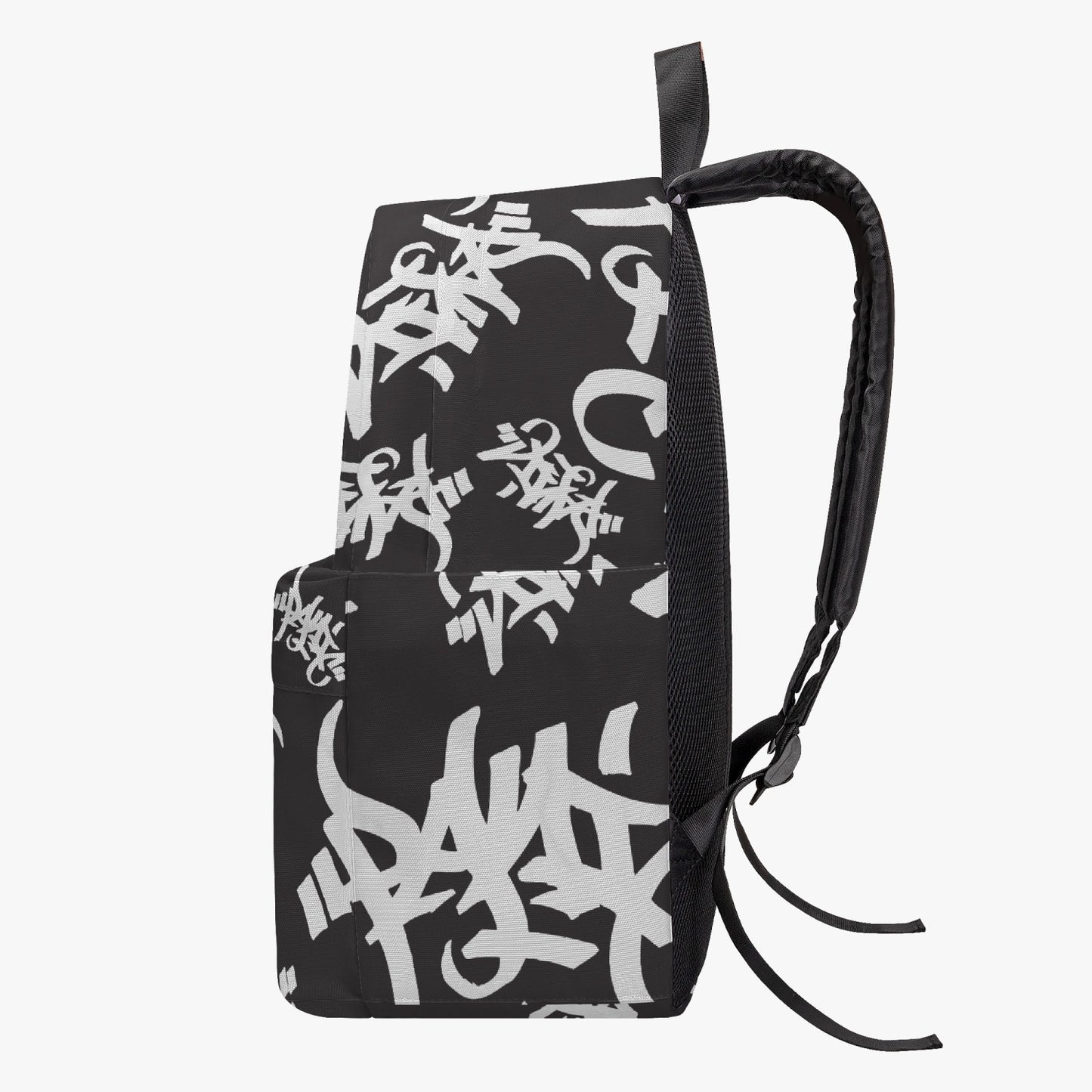 THE TAG BLACK & WHITE CANVAS BACKPACK - Panic 39