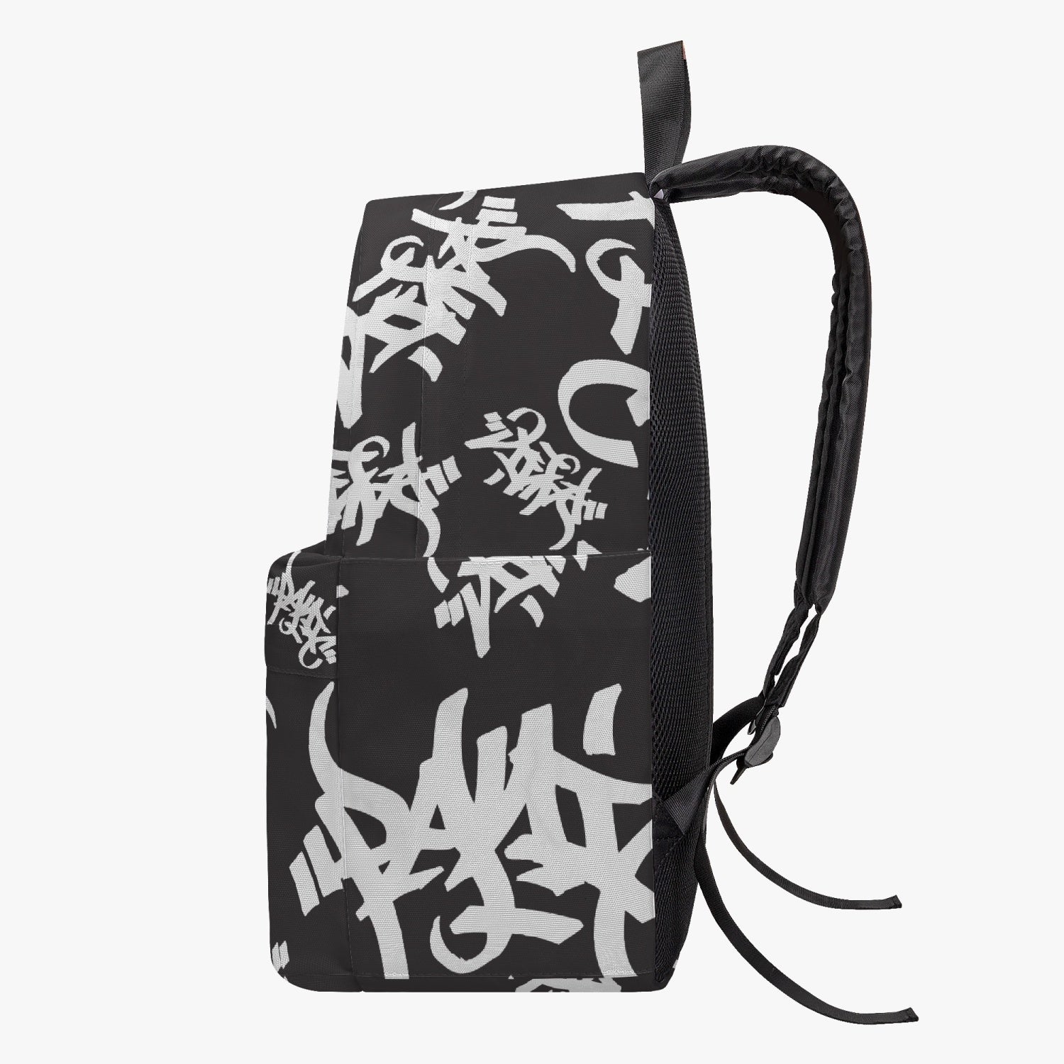 THE TAG BLACK & WHITE CANVAS BACKPACK
