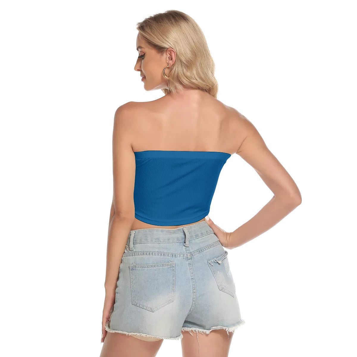 THE LOGO TUBE TOP IN ROYAL BLUE - Panic 39