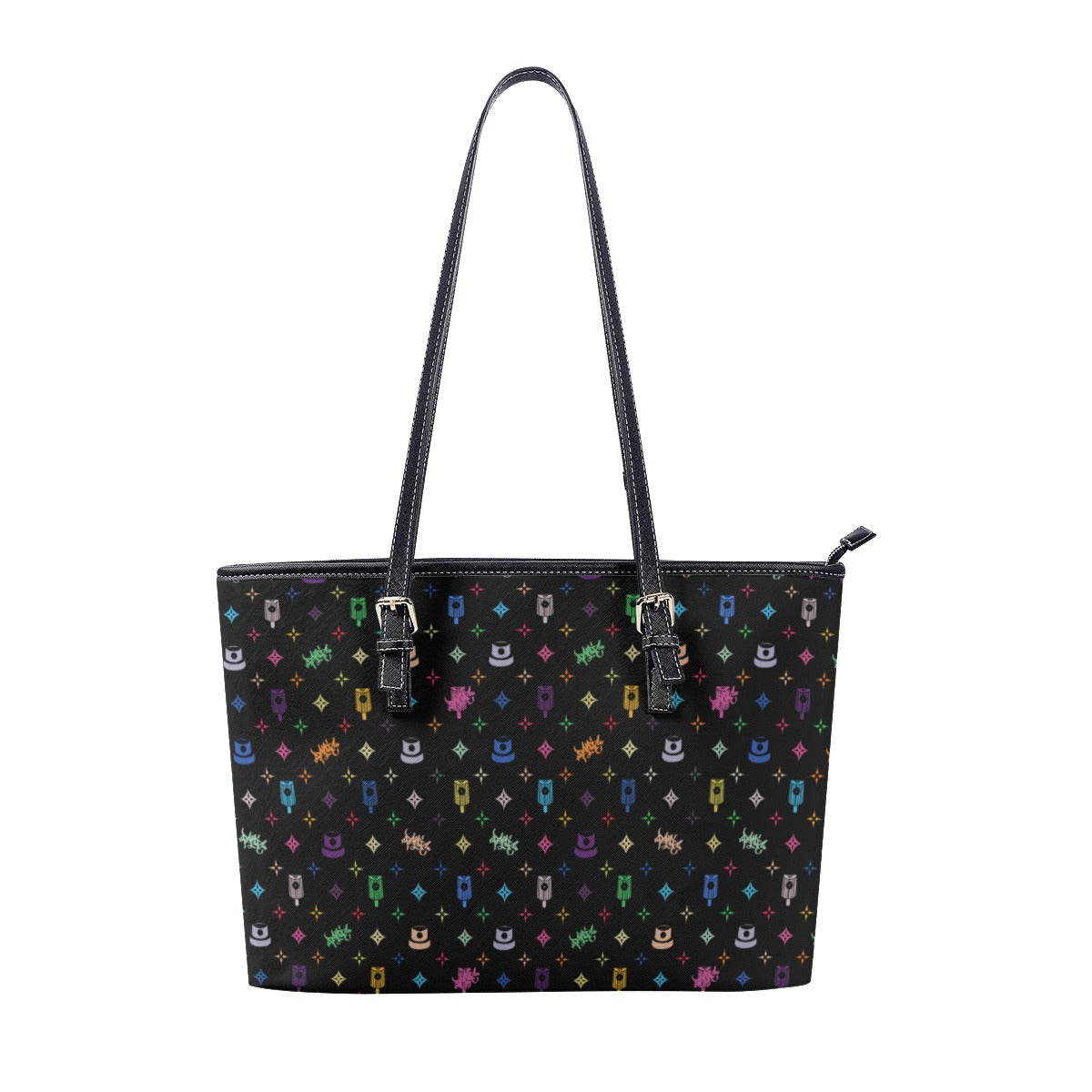 THE LOUIE FAUX LEATHER TOTE BAG - Panic 39