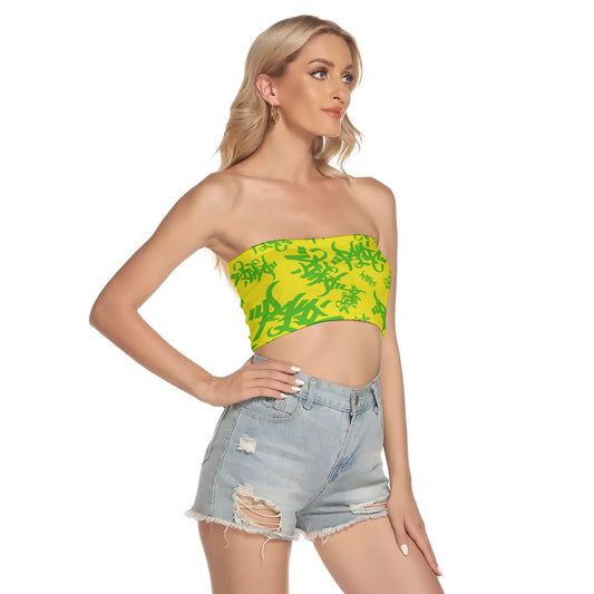 THE TAG TUBE TOP IN YELLOW/KELLY - Panic 39