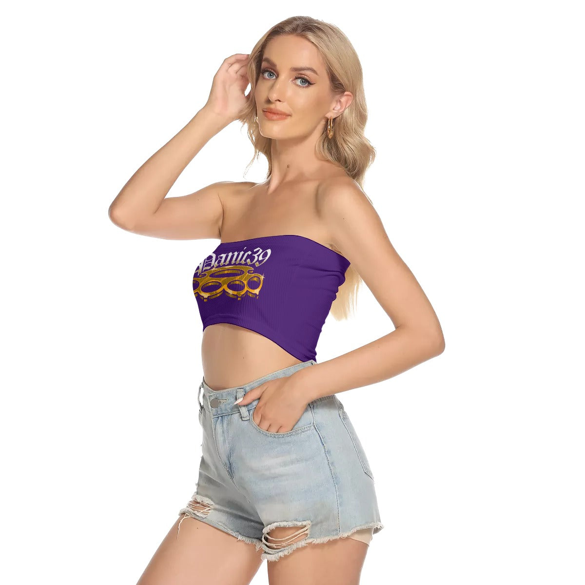 THE KNUCKLES TUBE TOP IN PURPLE - Panic 39