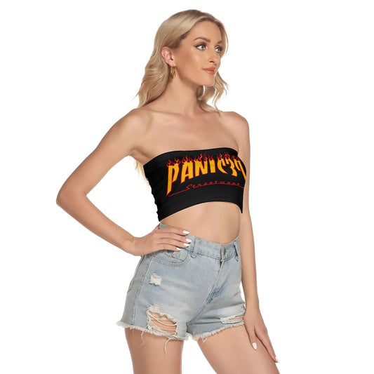 THE THRASHED TUBE TOP IN BLACK - Panic 39