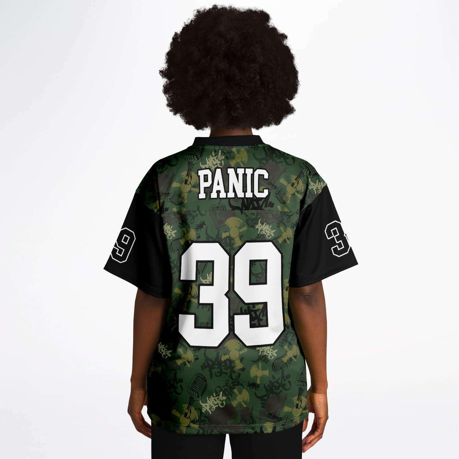 THE ELEMENT GREEN CAMO FOOTBALL JERSEY - Panic 39