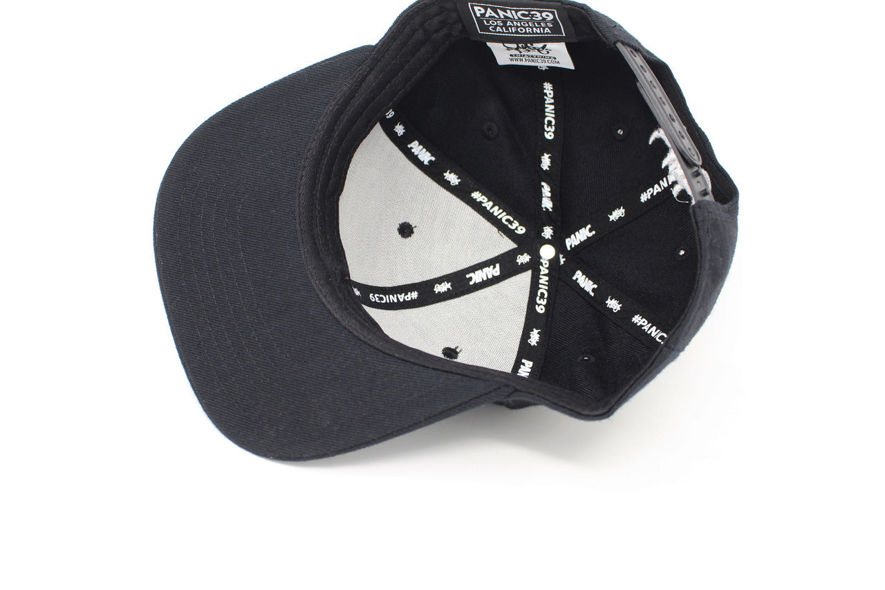 The 3D Tag Snapback Hat in Black - concreteaddicts