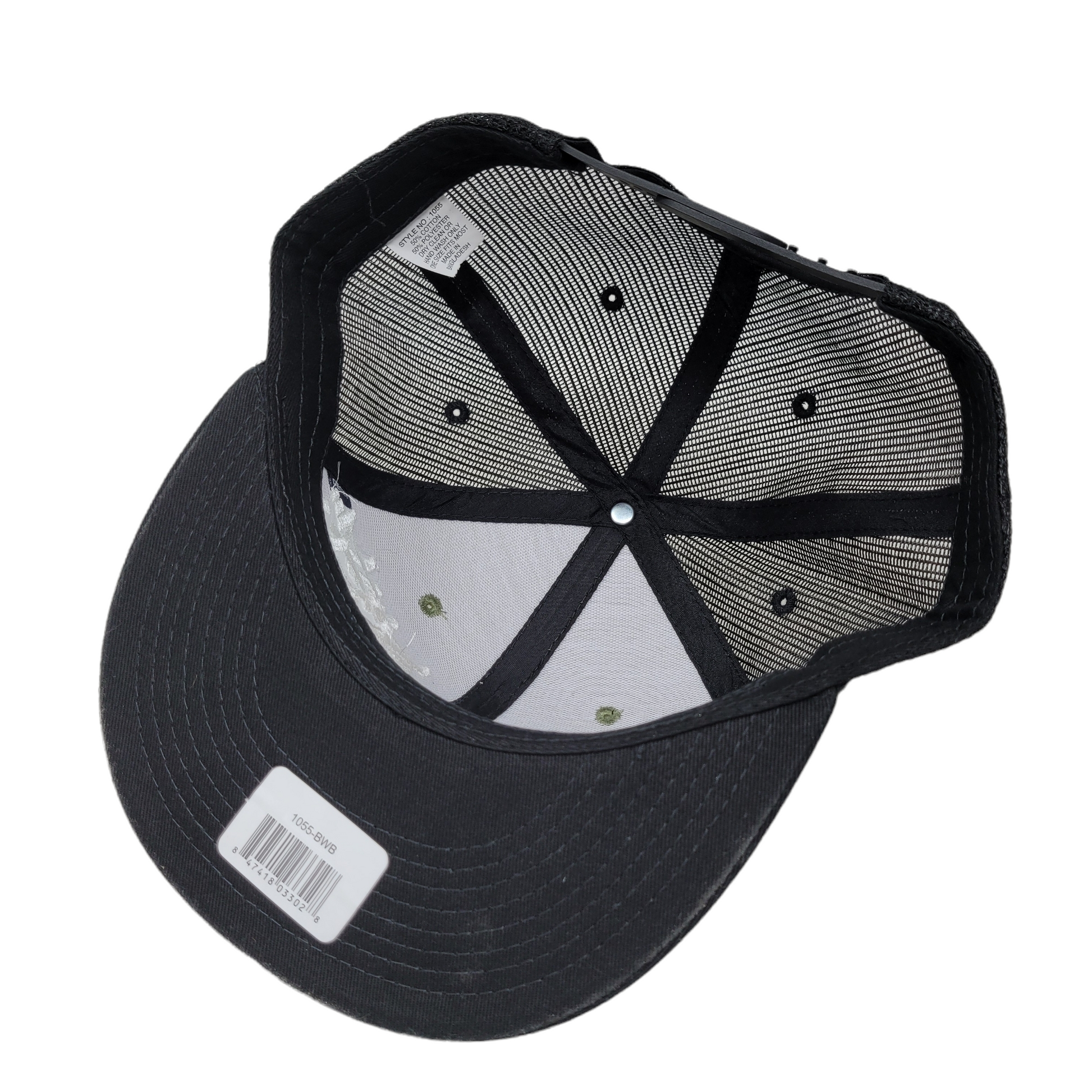 THE FOREST CAMO MESH TAG LOGO SNAPBACK HAT - Panic 39