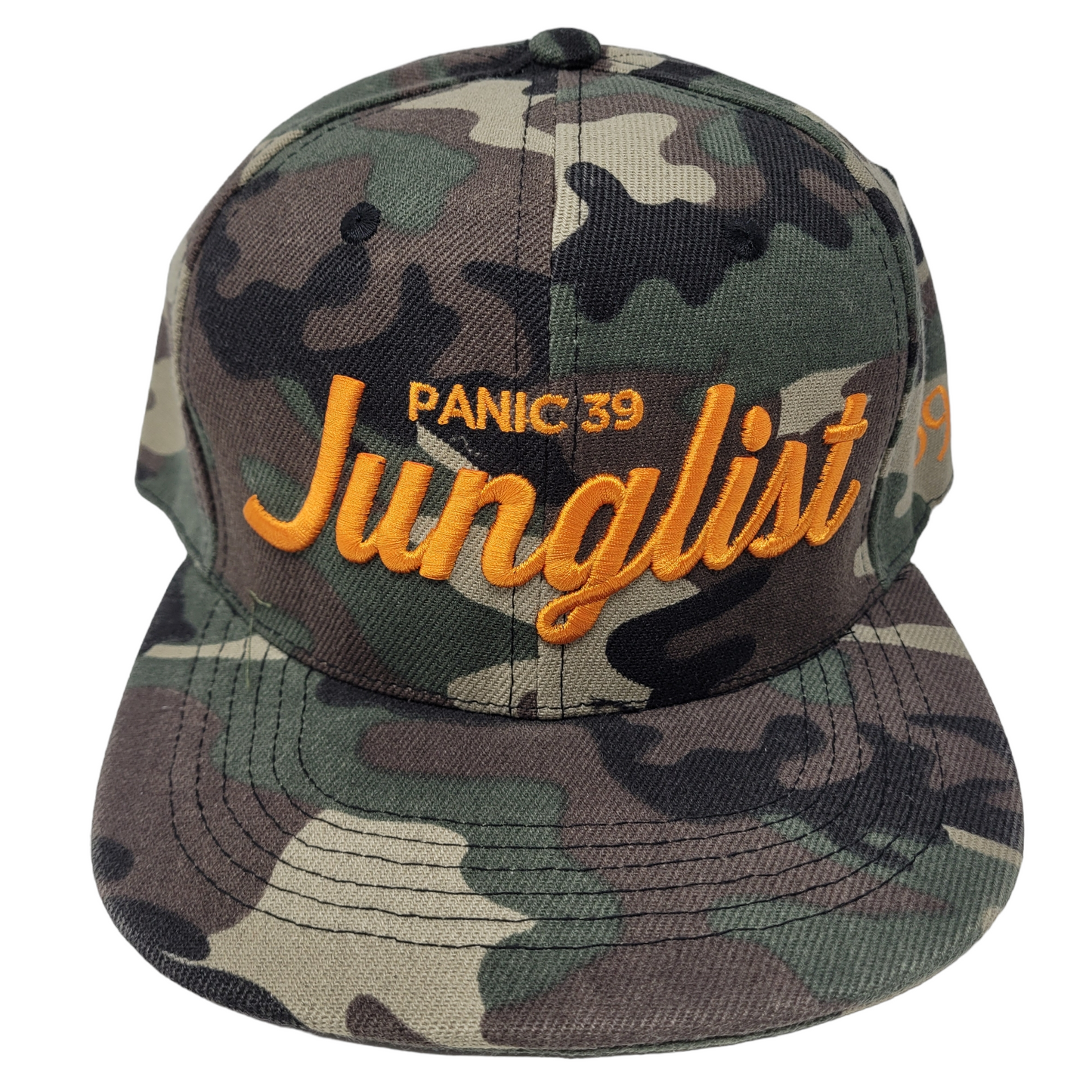THE FOREST CAMO PANIC 39 JUNGLIST SNAPBACK BASEBALL HAT