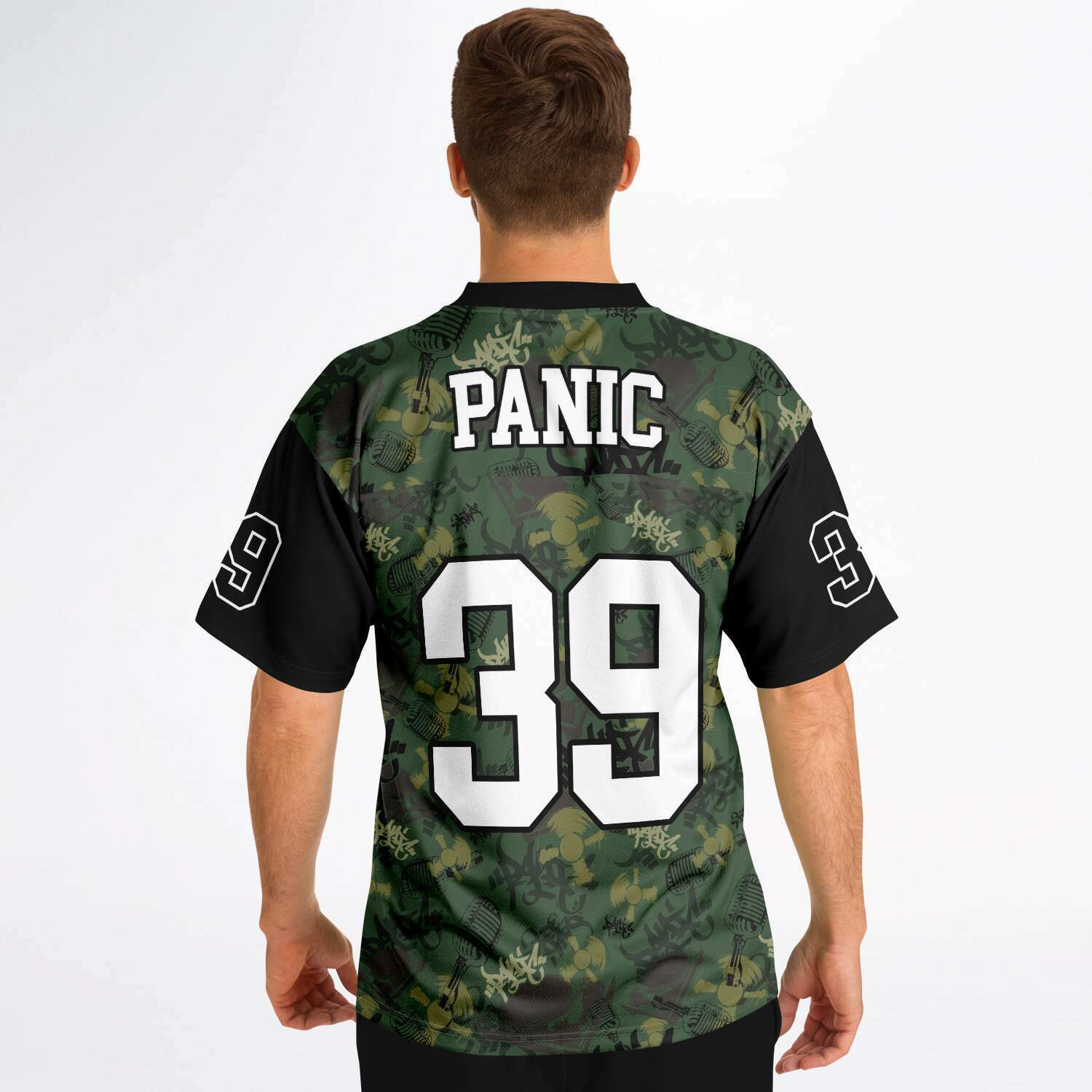 THE ELEMENT GREEN CAMO FOOTBALL JERSEY - Panic 39