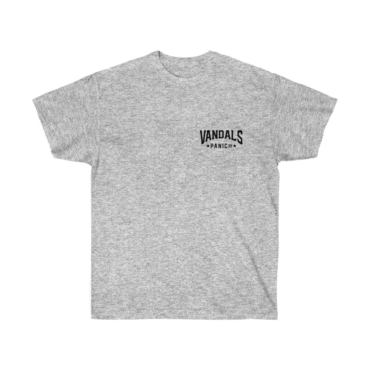 Panic 39 Mens Vandals T-Shirt - Black Print - bboy clothes