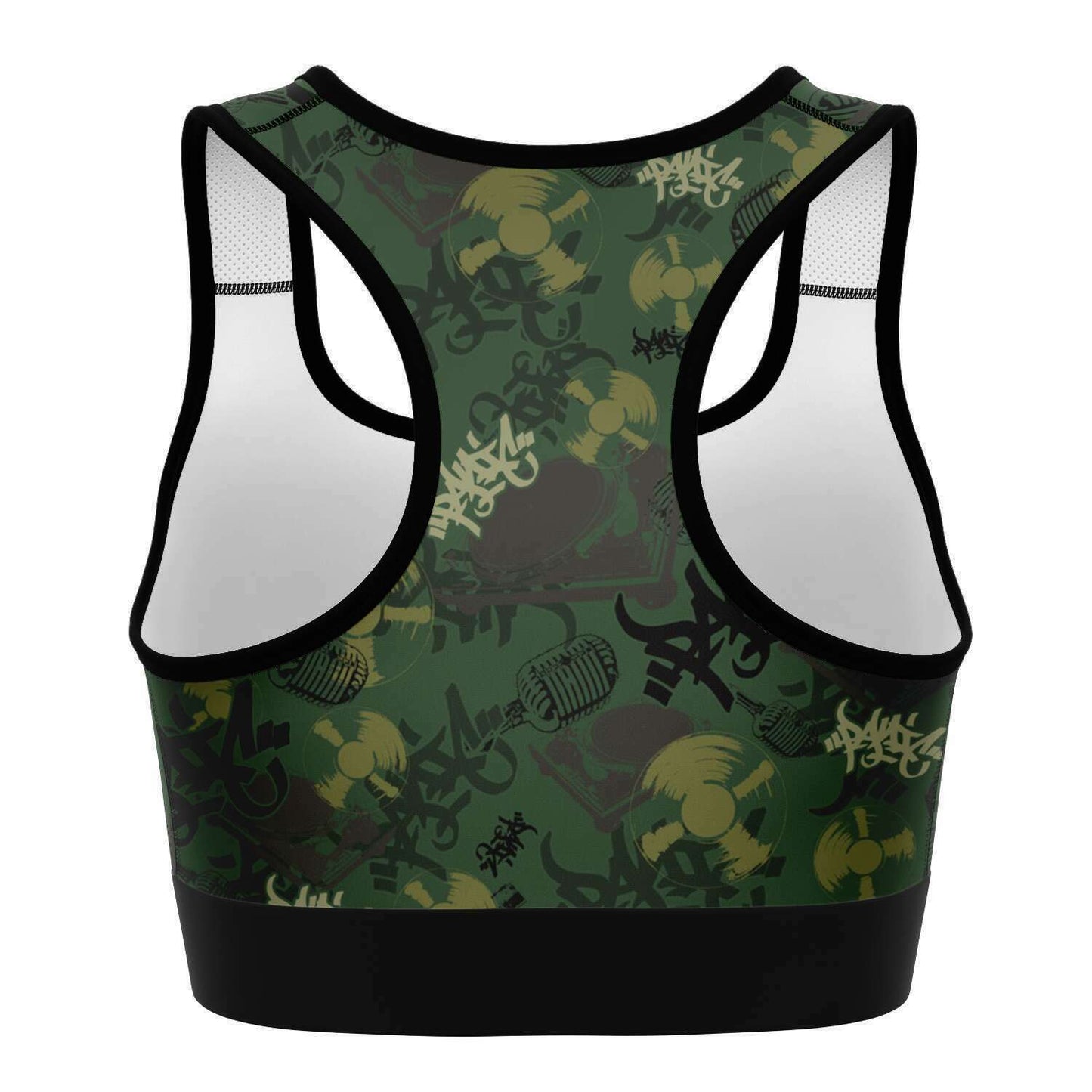 THE ELEMENT GREEN CAMO SPORTS BRA - Panic 39