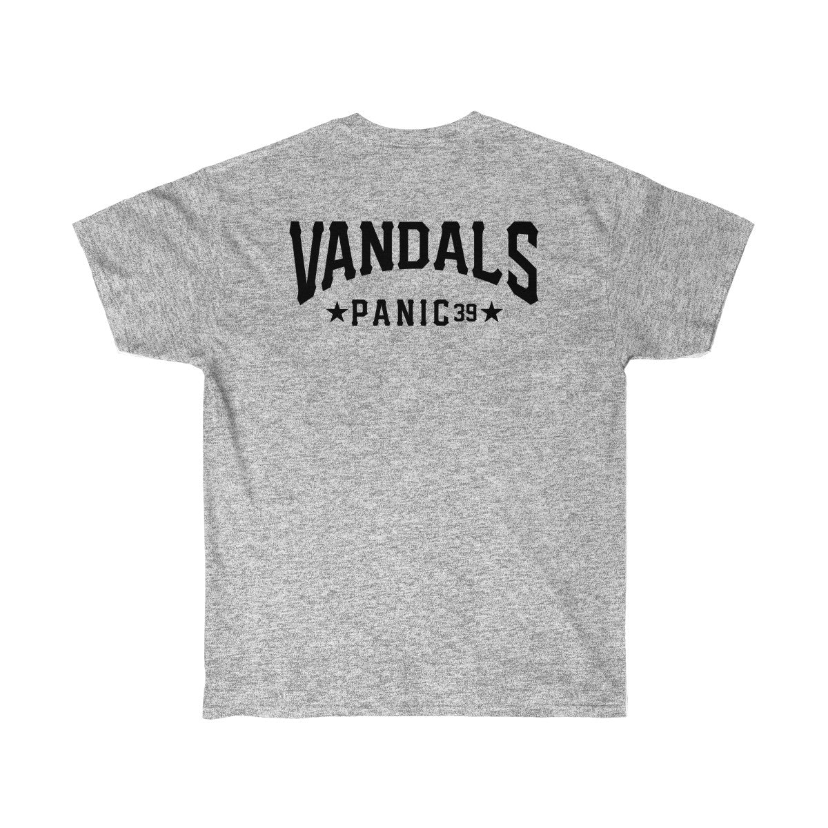 Panic 39 Mens Vandals T-Shirt - Black Print - bboy clothing