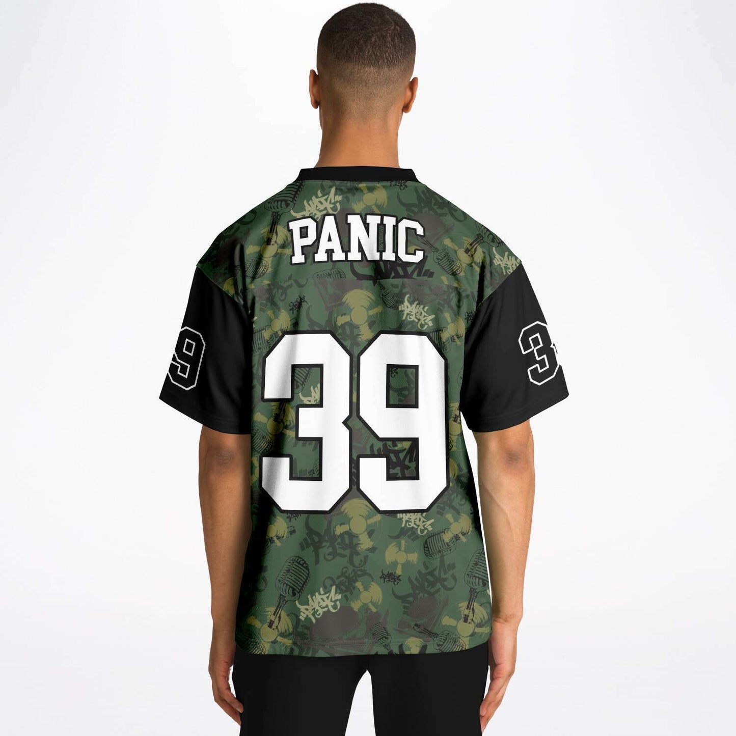 THE ELEMENT GREEN CAMO FOOTBALL JERSEY - Panic 39