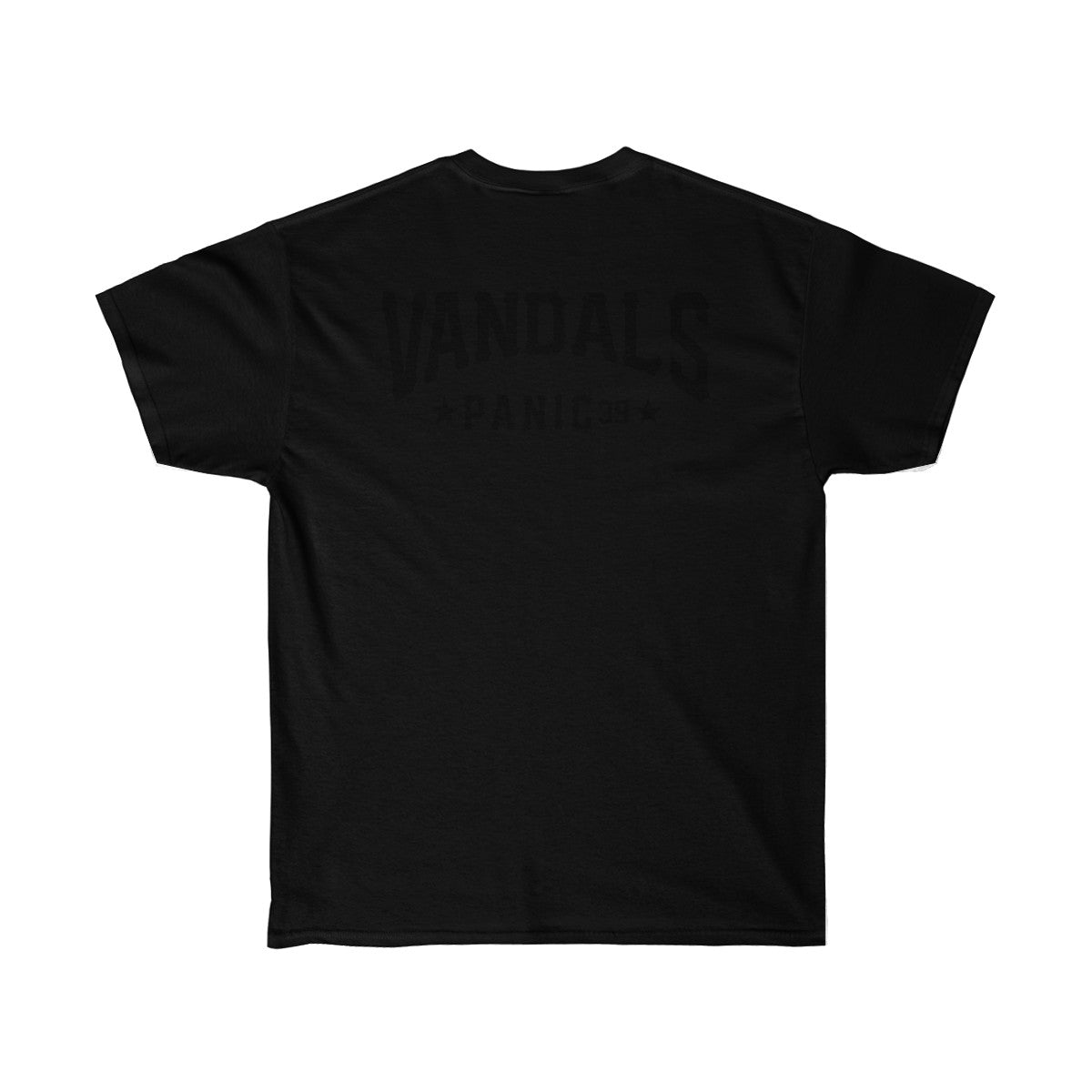 Panic 39 Mens Vandals T-Shirt - Black Print - bboy apparel